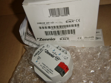 Zennio ZIO-IB20 v2, KNX Multifunktionsaktor UP 2 Ausgänge 16A, InBox 20 v.2